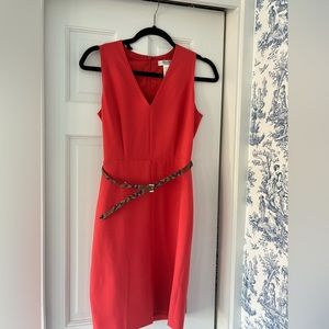 MaxMara Viscose Cady V-Neck Midi Dress